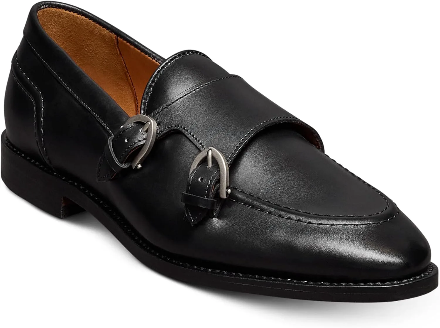 Мужские туфли лоферы Allen Edmonds Randolph с отделкой под пенни, черный — фото 3