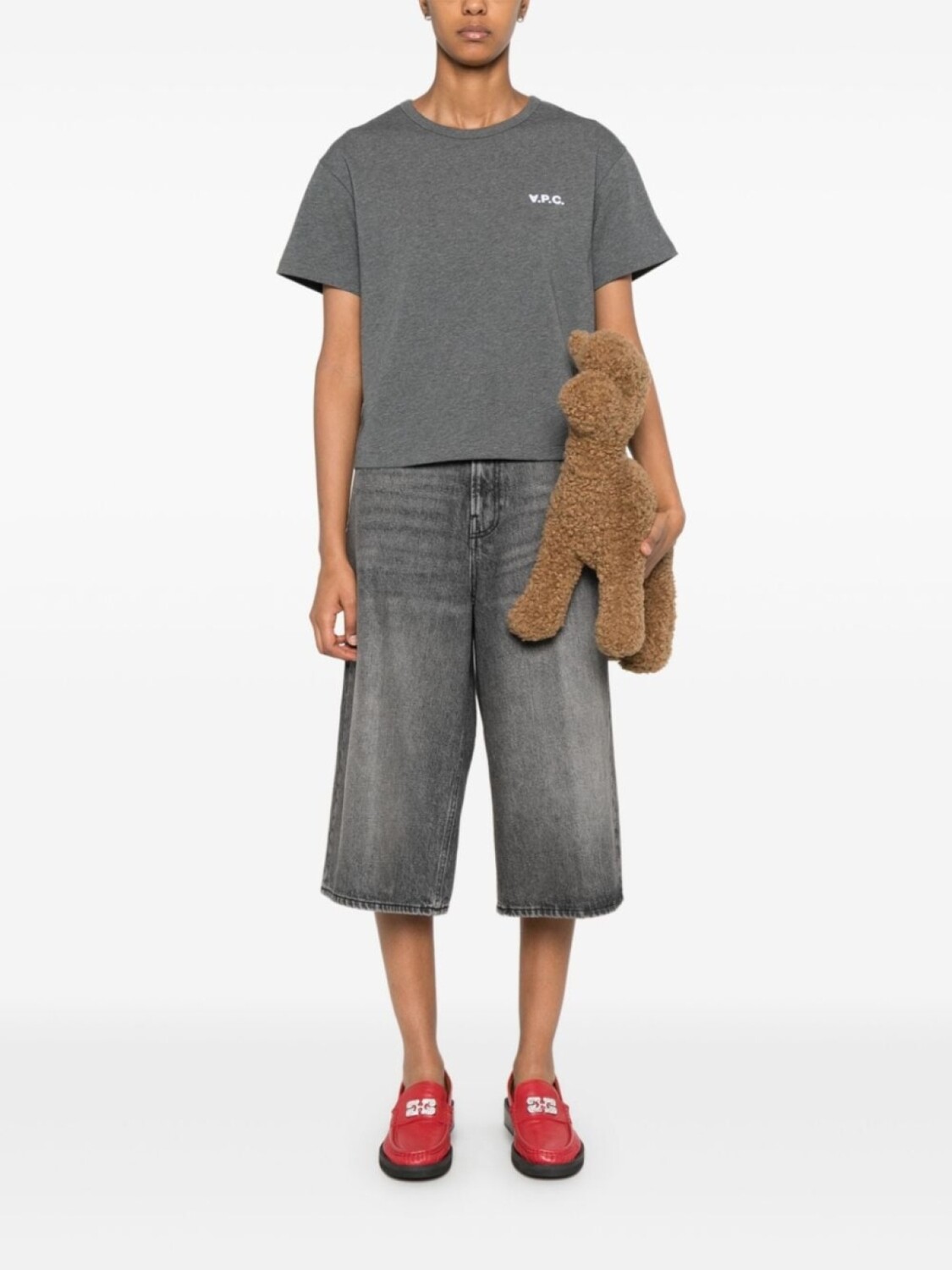 

A.P.C. футболка Boxy Petit VPC, серый