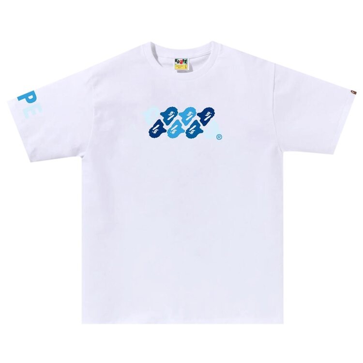 

Футболка BAPE ABC Camo 'White/Blue', белый