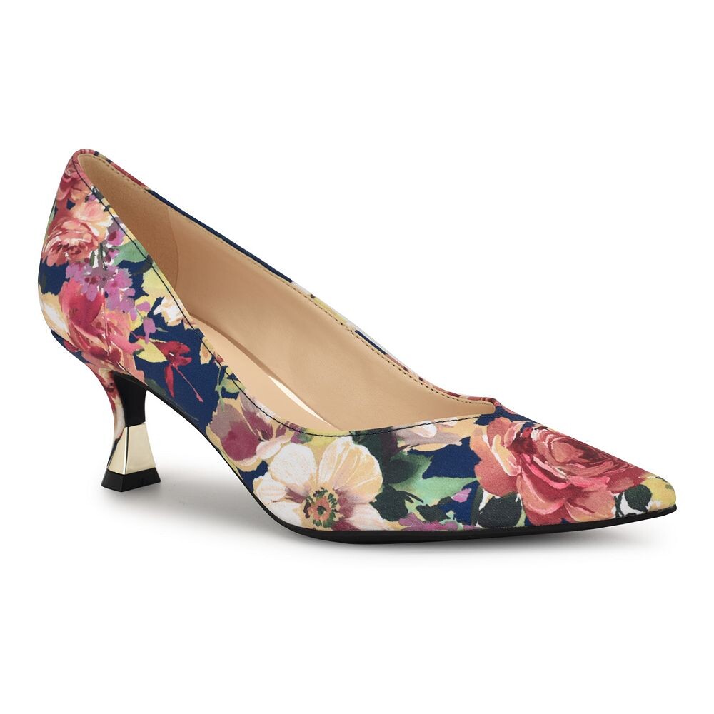 

Женские туфли-лодочки Nine West Andes, цвет Navy Fall Floral Multi