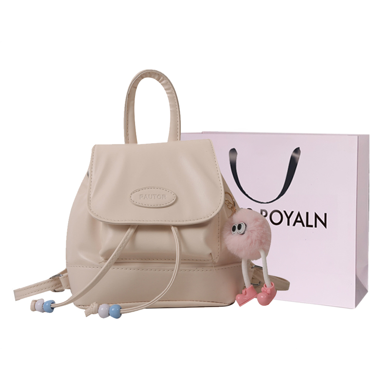 

LOUIS ROYALN Женский рюкзак черный белый серебристый розовый коричневый, White+Custom Shopping Bag