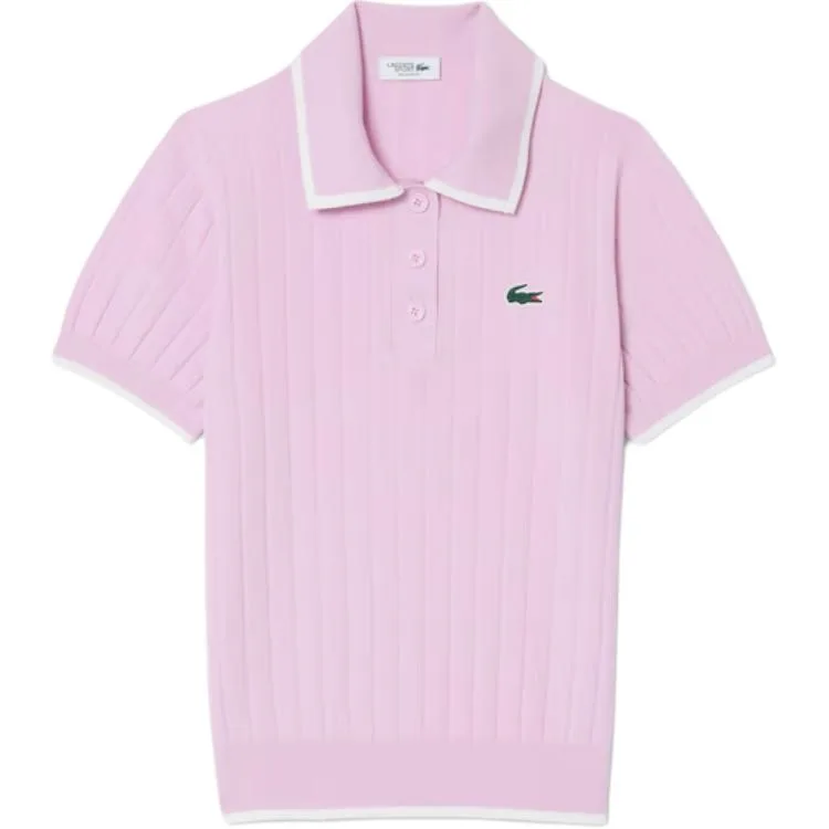 Футболка LACOSTE, 36S, академический стиль