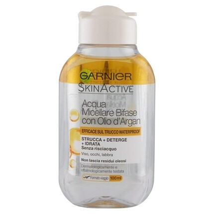 

Мицеллярная вода двухфазная с аргановым маслом, не смывается, 100 мл, Garnier