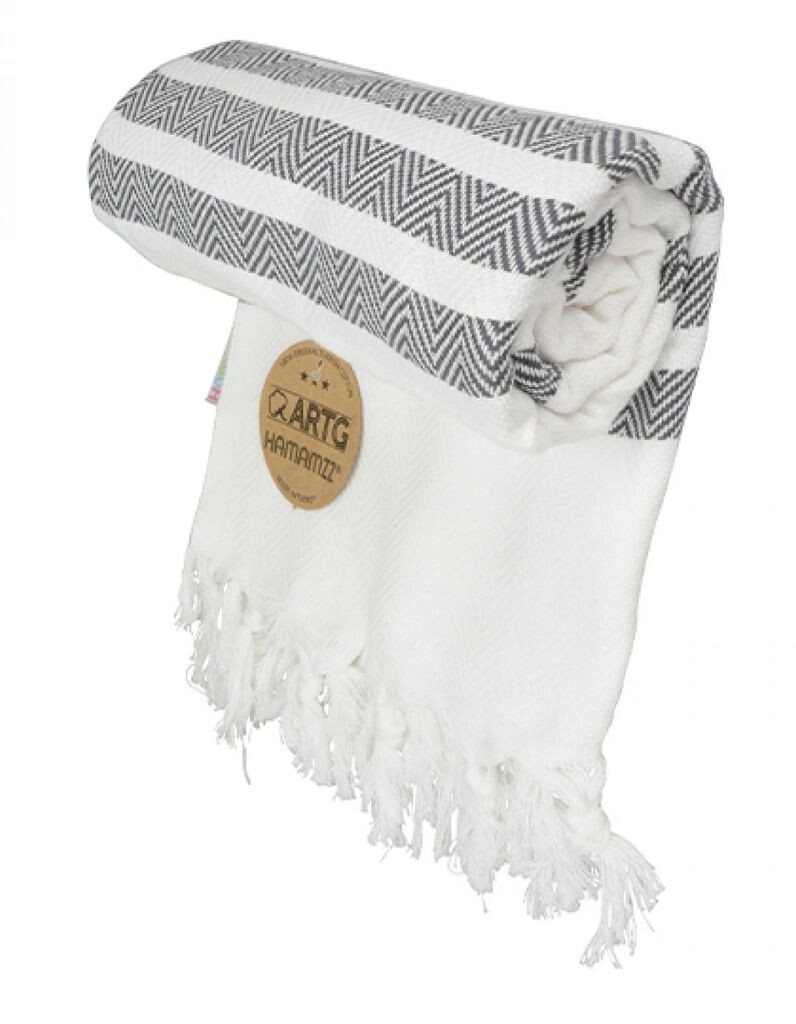 

Полотенце Hamamzz Dalaman — 100 x 180 см — Цвет: белый/черный — Размер: 100 x 180 см A & R