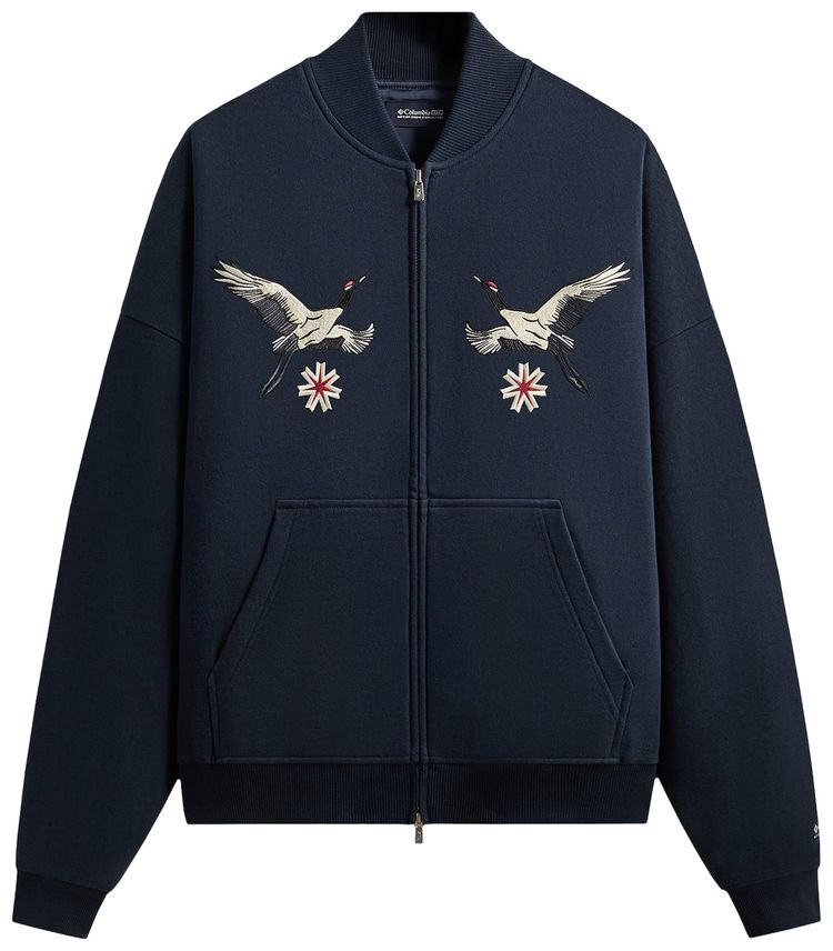 

Винтажная толстовка Kith For Columbia Crane Braxton на молнии, модель, синий