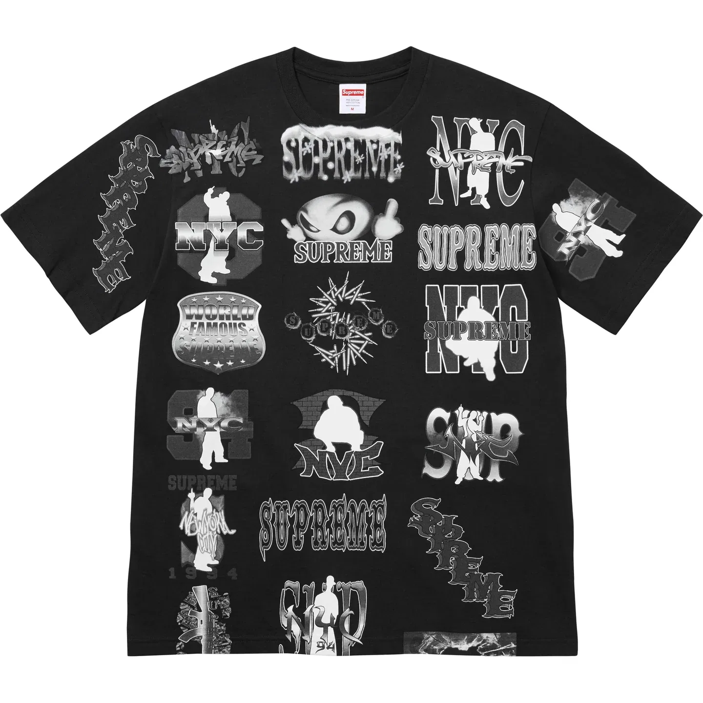 Футболка Supreme Flash Tee Black
