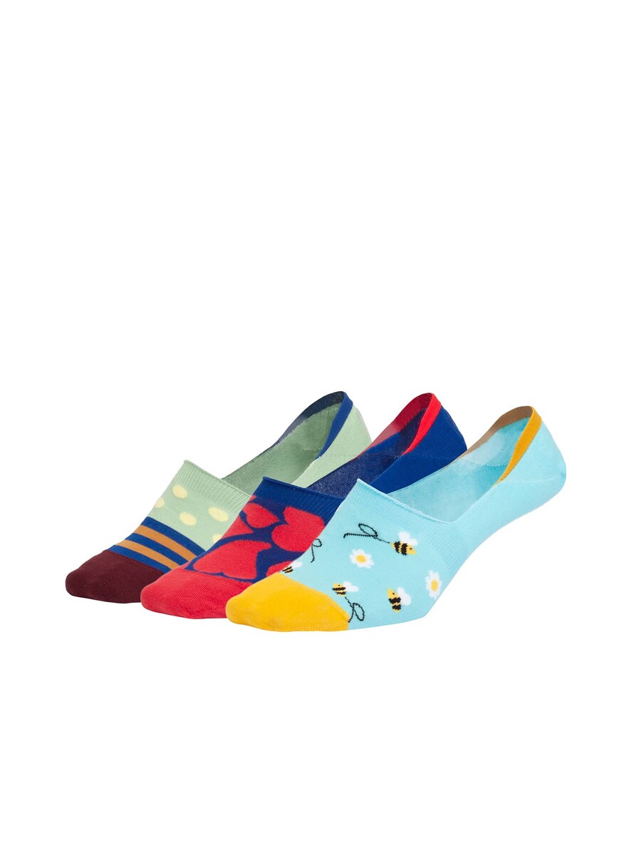 

Носки до щиколотки DillySocks Hidden Bee Love, разноцветный