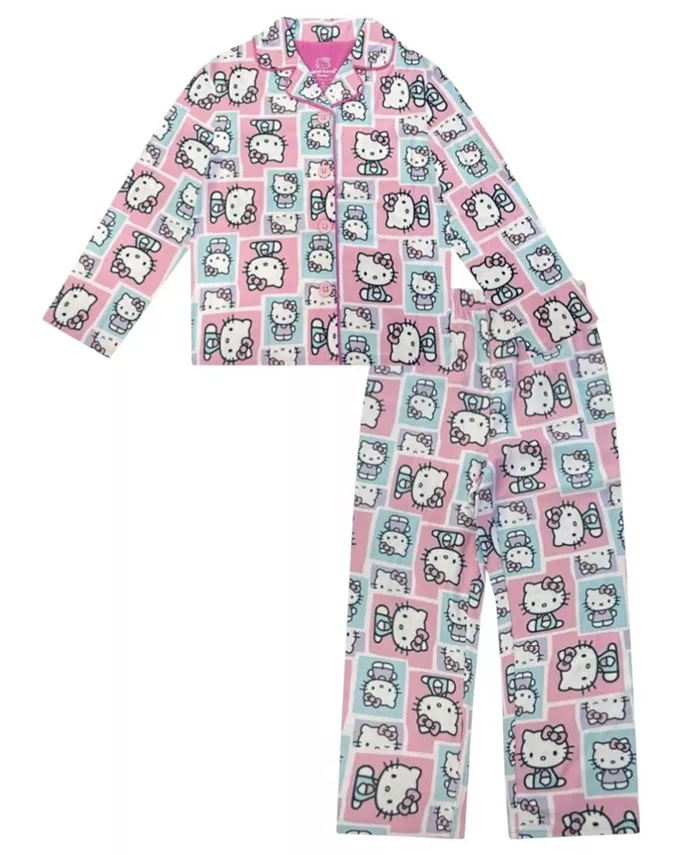 

Пижамный комплект из 2 предметов для девочек Little and Big Girls Hello Kitty