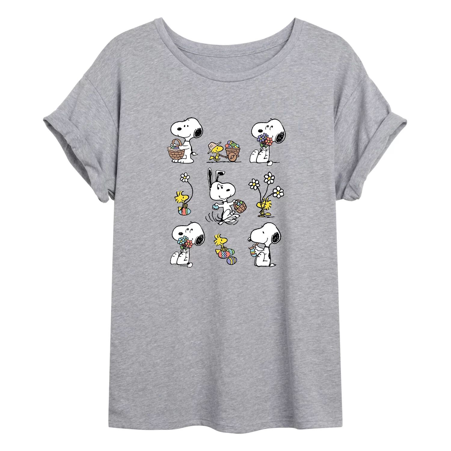 

Весенняя струящаяся футболка Peanuts Snoopy для детей Juniors Licensed Character
