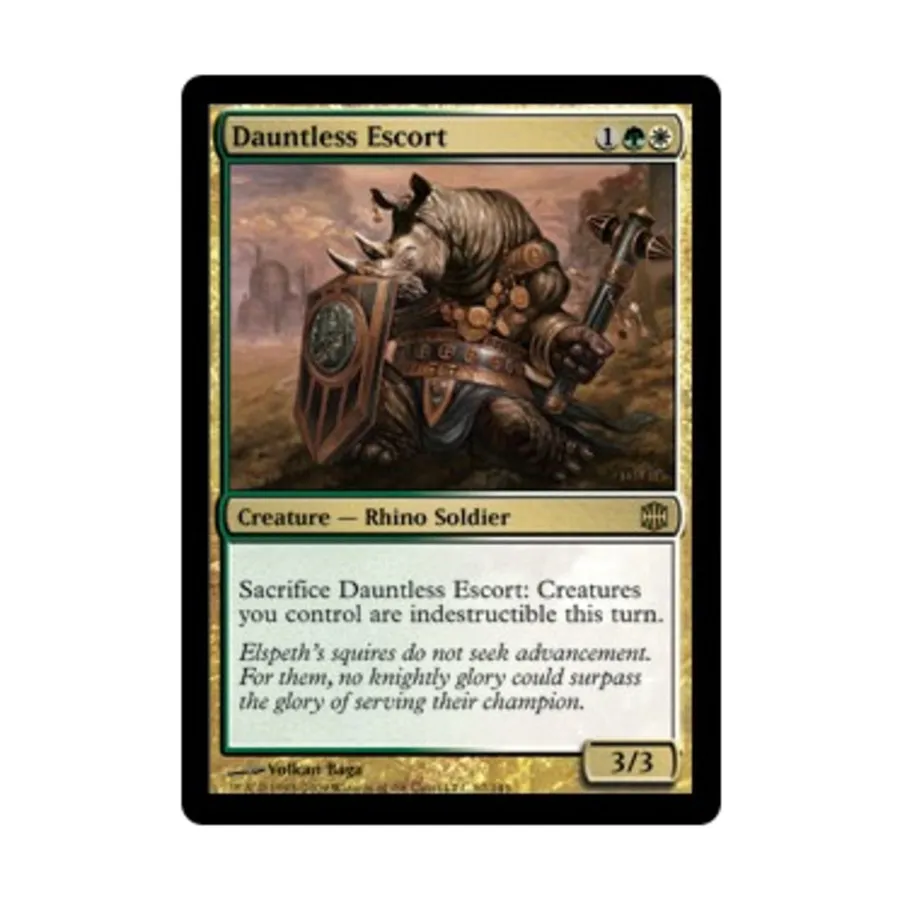 

CCG Бесстрашный эскорт (клавиша R) (фольга), MTG - Alara Reborn