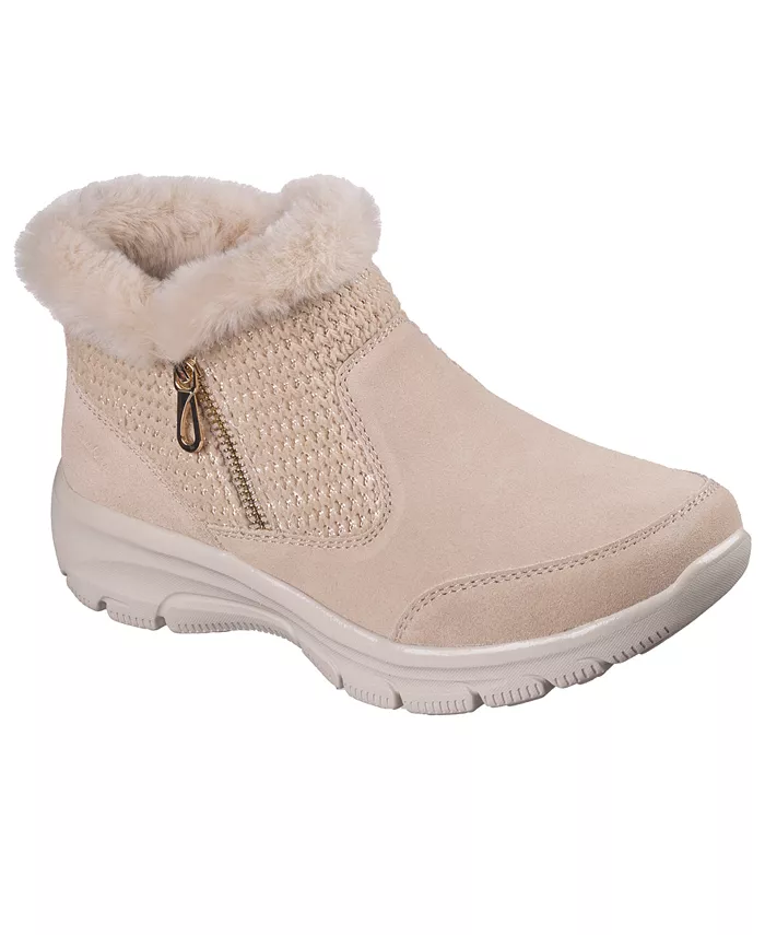 Женские ботинки Relaxed Fit с памятью формы Easy Going от Finish Line Skechers, загар/бежевый