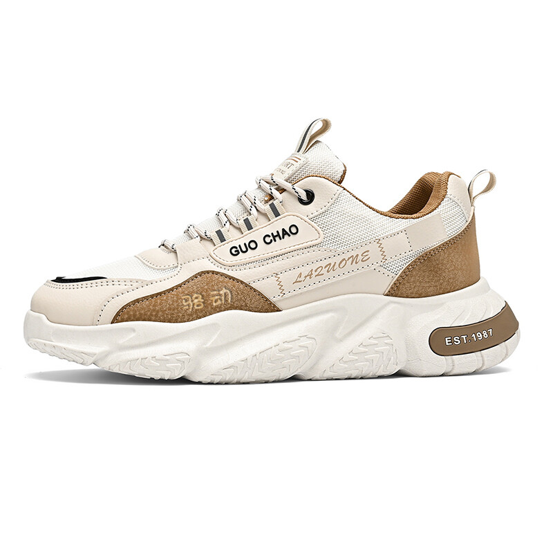 

Кроссовки мужские Lifestyle Shoes Men Low-Top Locke, бежевый/хаки