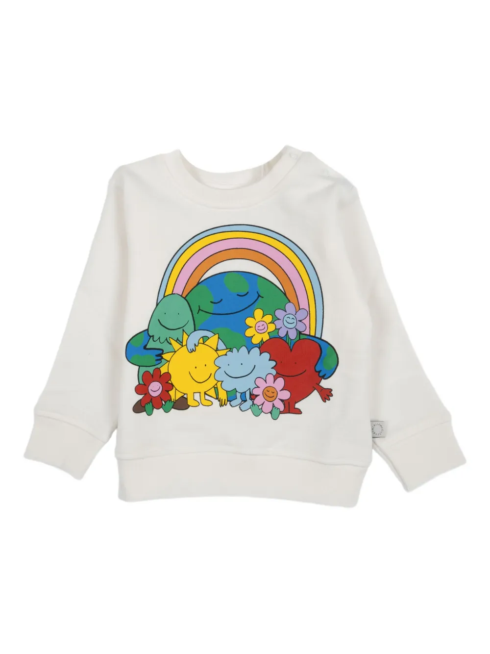 

Толстовка с принтом Stella McCartney Kids, белый