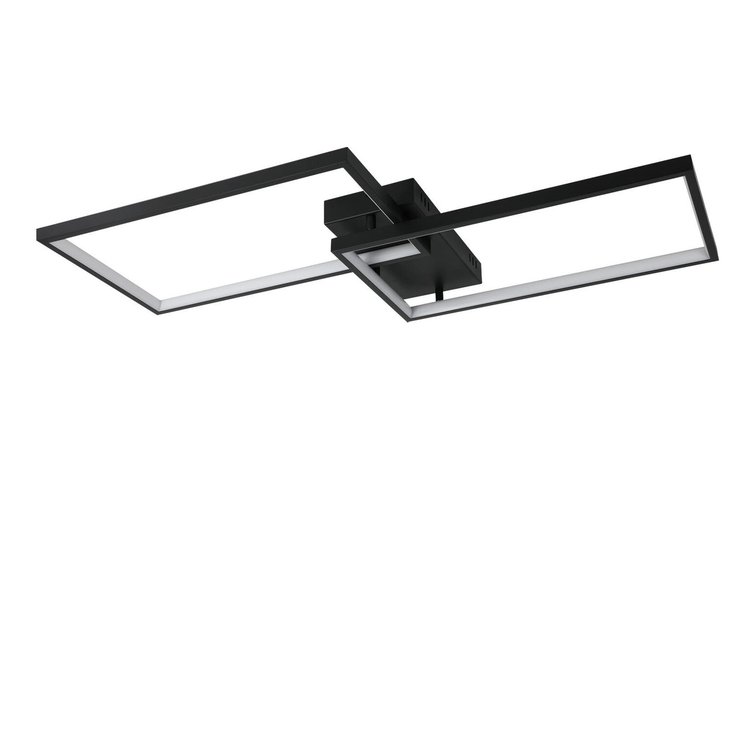

Светодиодный потолочный светильник Nettlife, 80x39x7,5 см, черный