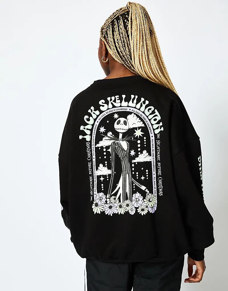 

Толстовка London x Disney Jack Skellington черного цвета Skinnydip