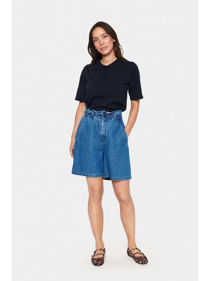 

Вязаный свитер MilaSZ, свободного кроя, в цвете Ночное небо SAINT TROPEZ