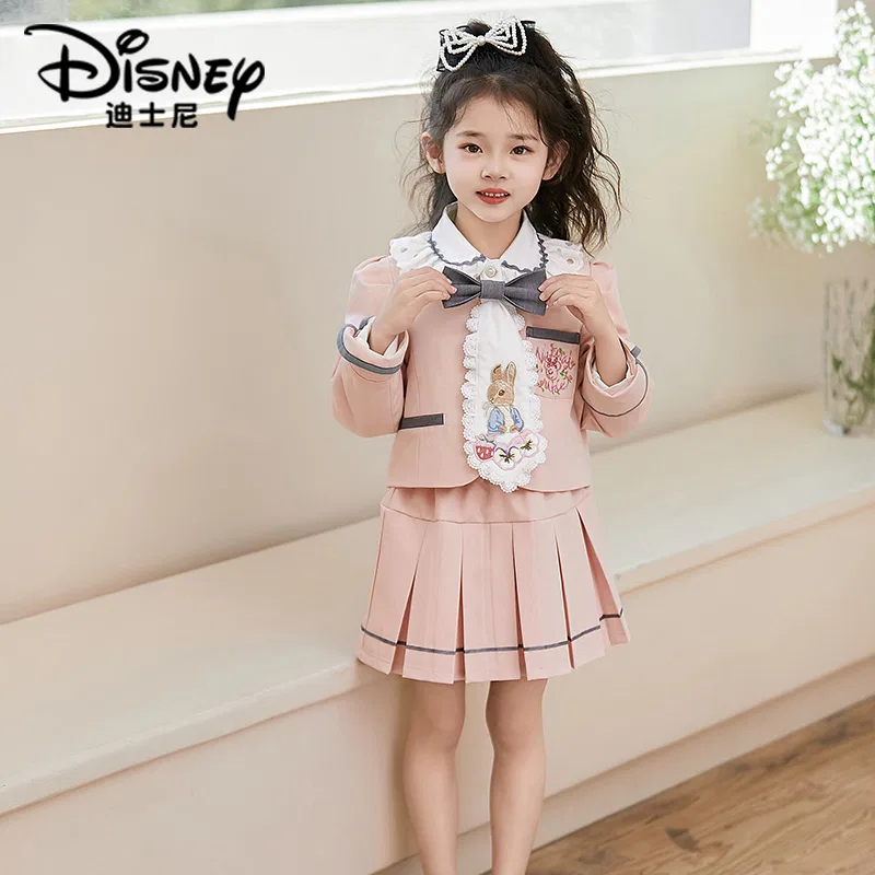 Детский костюм-двойка с юбкой Disney розовый — фото 3