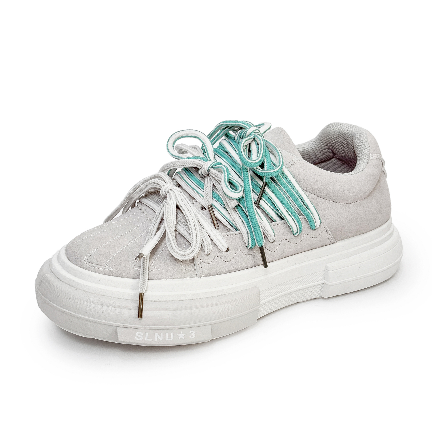 

SLNU 3 Мужские серые скейтерские кросcовки с противоскользящим покрытием и устойчивостью к истиранию, цвет Gray