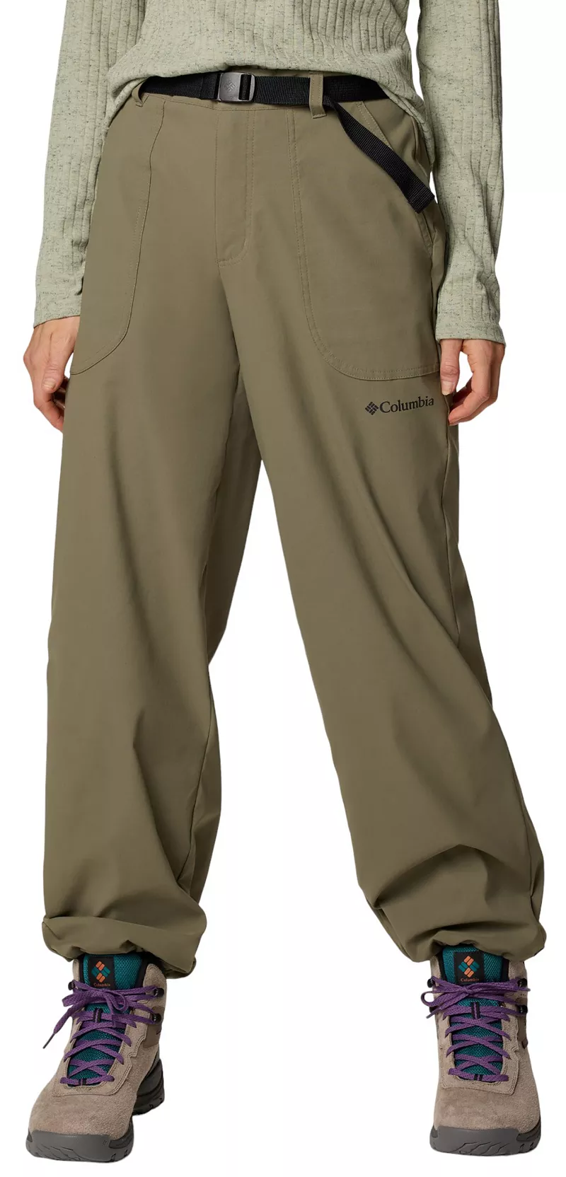 

Женские нейлоновые брюки Columbia Brea Falls, цвет Stone Green