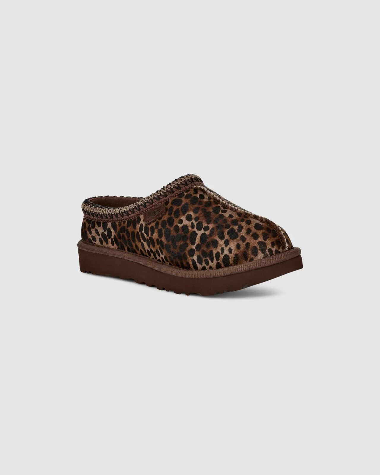 Женские коричневые тапочки с леопардовым принтом UGG Tasman Caspian 1158350-BCDR RHS4695