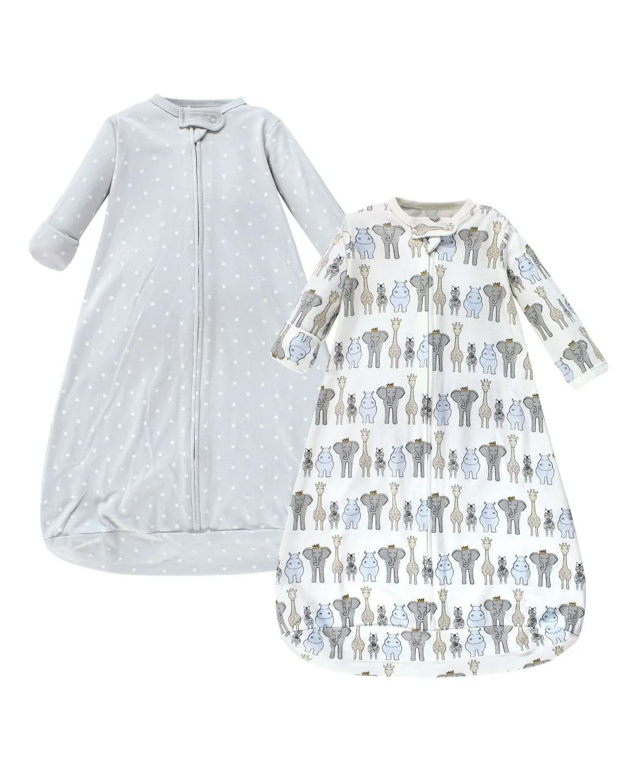 Хлопковый спальный мешок с длинными рукавами, мешок, одеяло Hudson Baby, Royal Safari