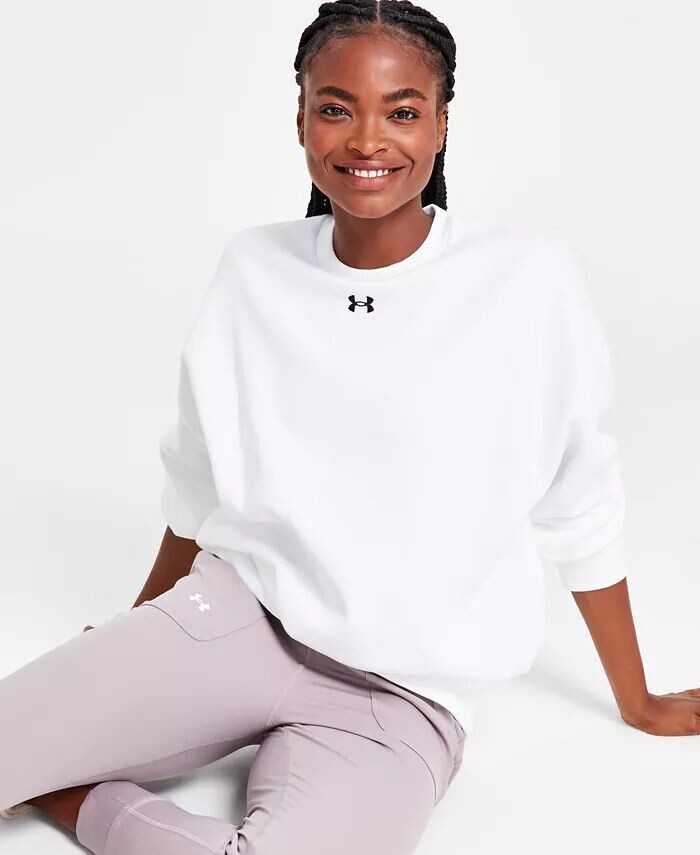 

Женская толстовка Rival oversize Under Armour, белый