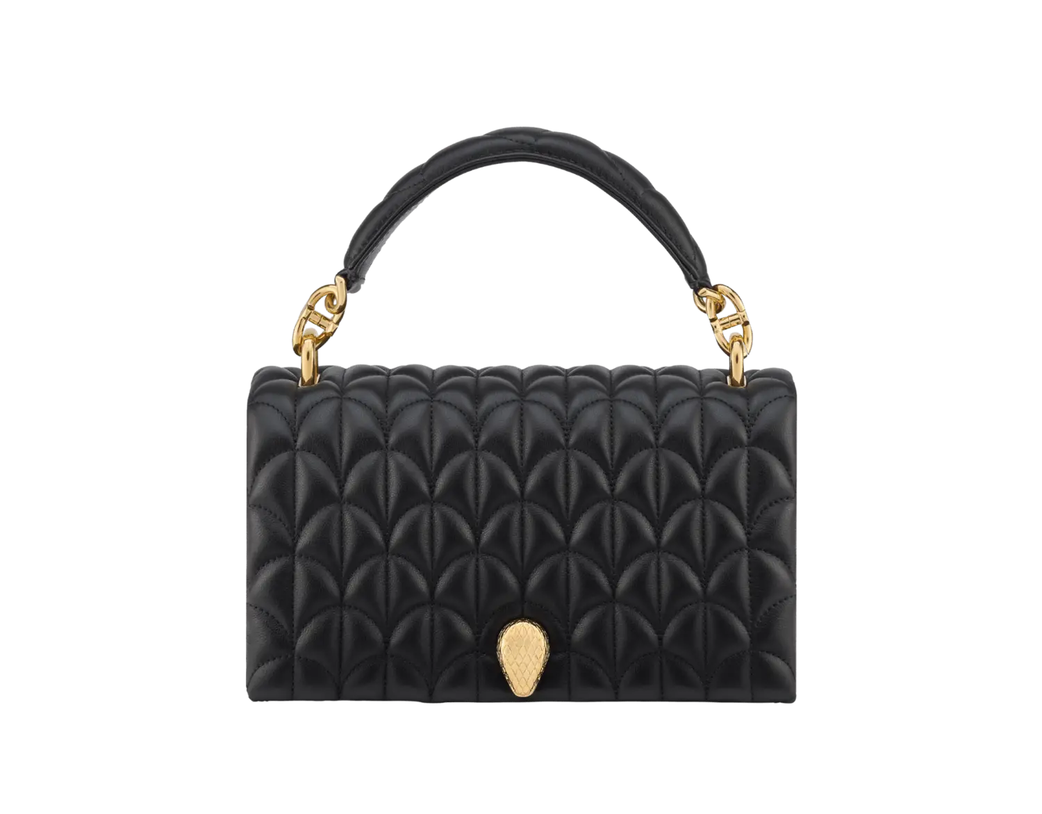 

Сумка через плечо Serpenti sugarloaf Bvlgari, черный