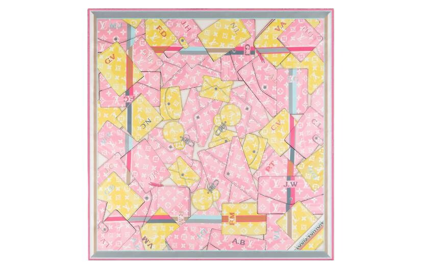 

Шелковый шарф унисекс LOUIS VUITTON, Fuschia