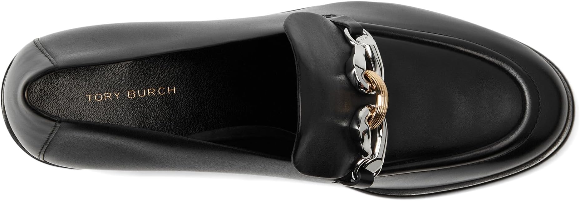 Туфли Tory Burch Jessa Heel Loafers 55mm, цвет Perfect Black — фото 2