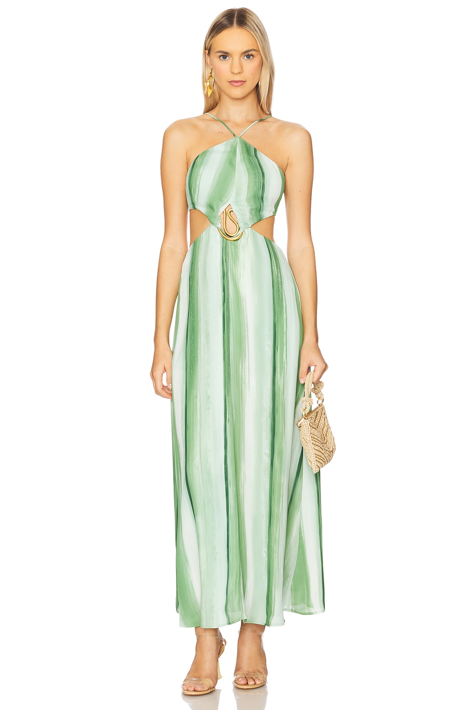 

Платье Esmerelda Cult Gaia, calla lily painted stripe