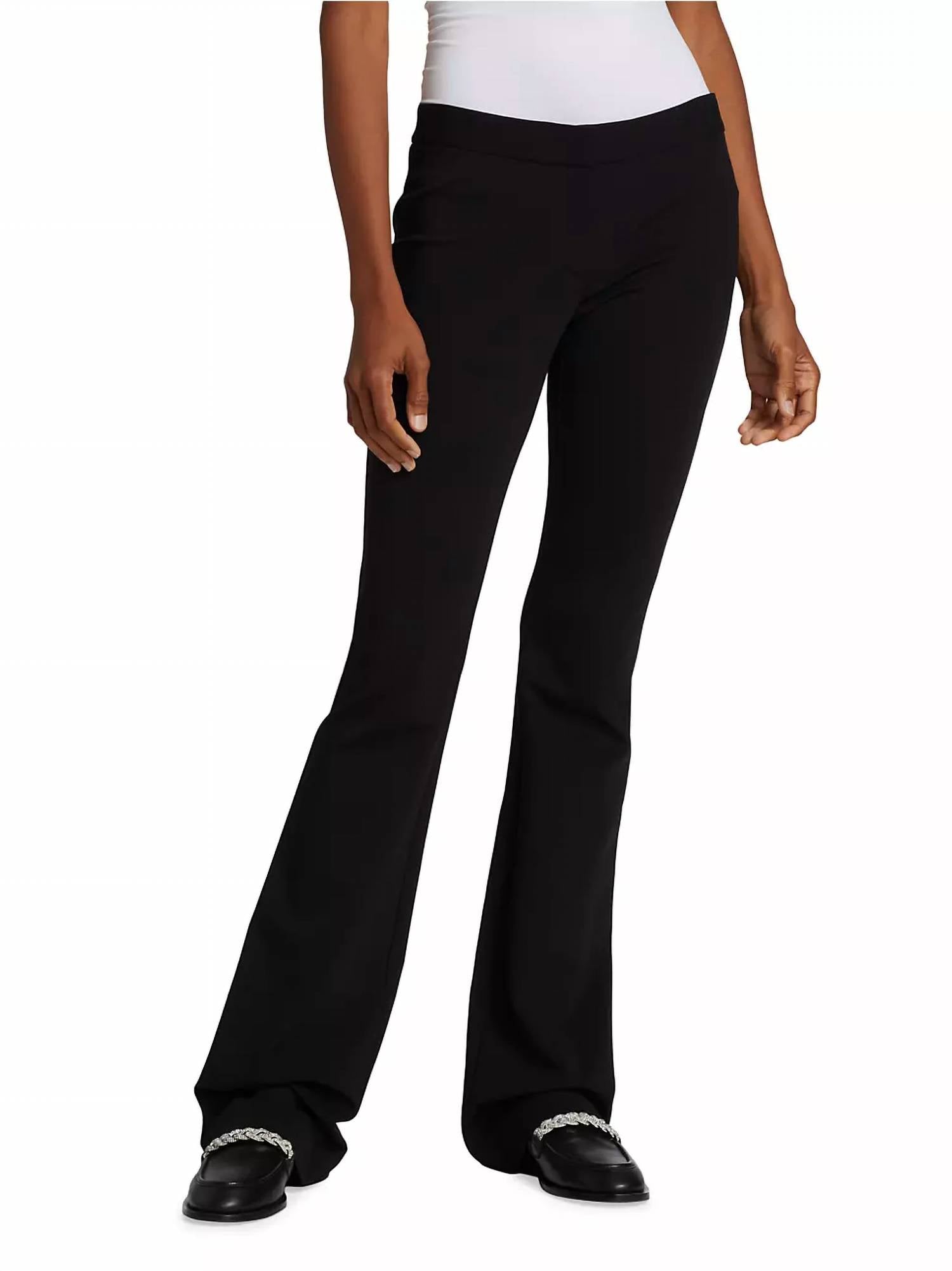 

Плотные эластичные брюки Waldorf Flared Pant черного цвета Lafayette 148
