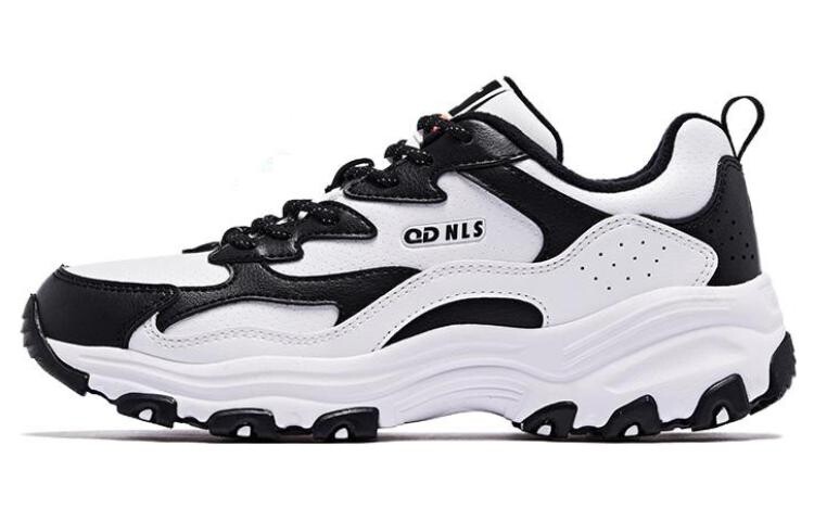

Кроссовки QIAODAN Chunky Sneakers Women's Low-top Black&White, черный/белый