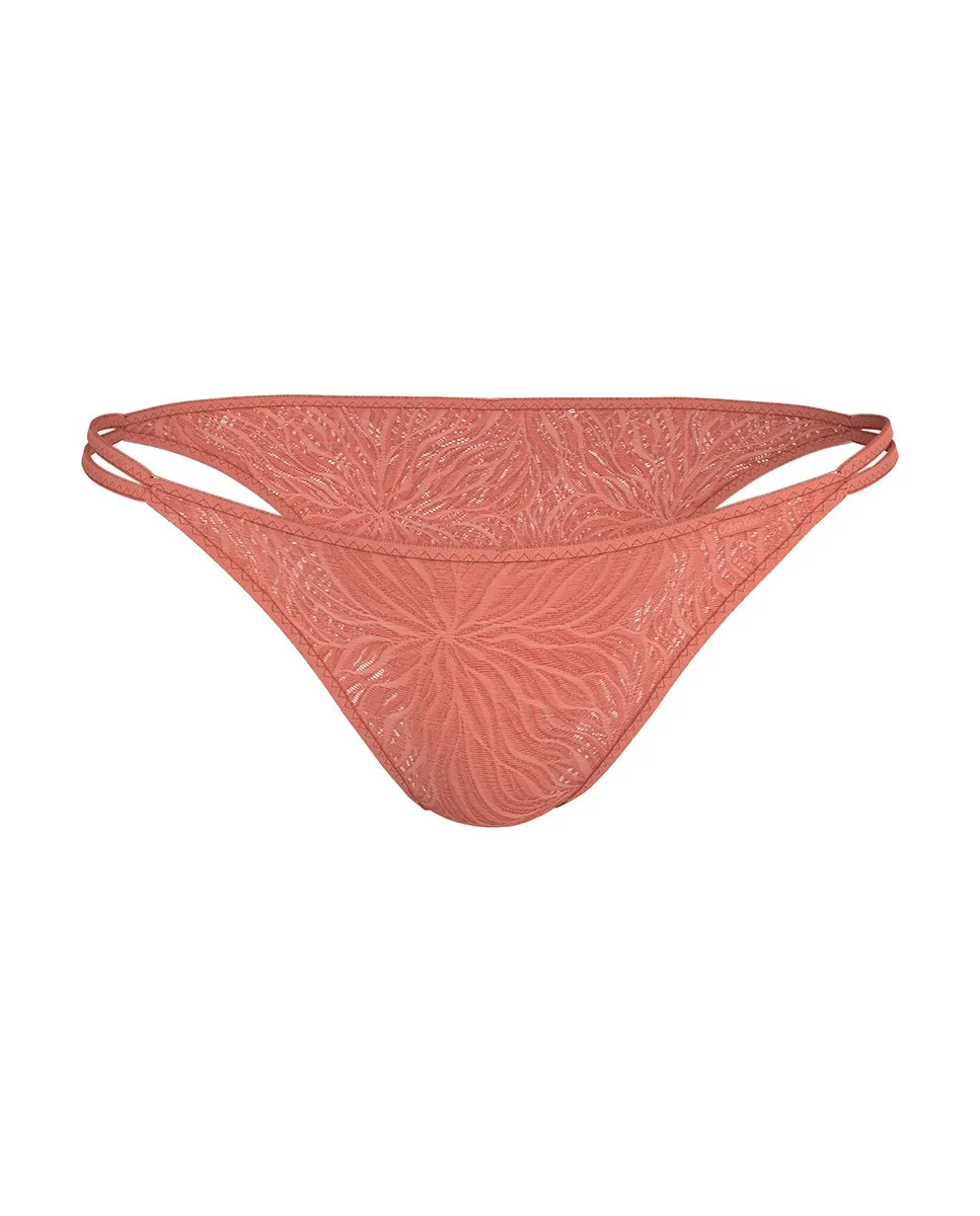 

Бразильские чулки до бедра SHEER MARQ LACE Calvin Klein, оранжевый