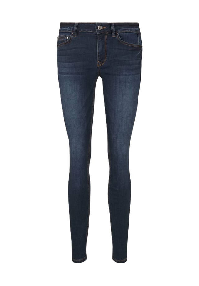 

Джинсы Jona очень узкий крой 5 карманов Denim Tom Tailor, серый
