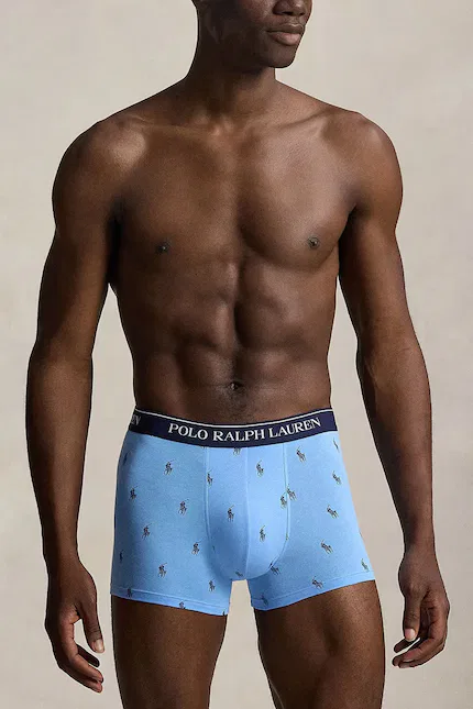 Боксеры из хлопка с эластаном 3 шт Polo Ralph Lauren, черный — фото 2