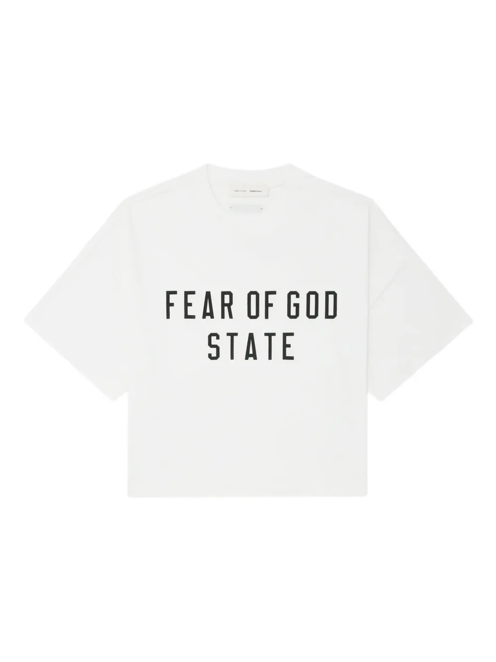 

Футболка с надписью «Страх перед Богом» FEAR OF GOD ESSENTIALS, белый