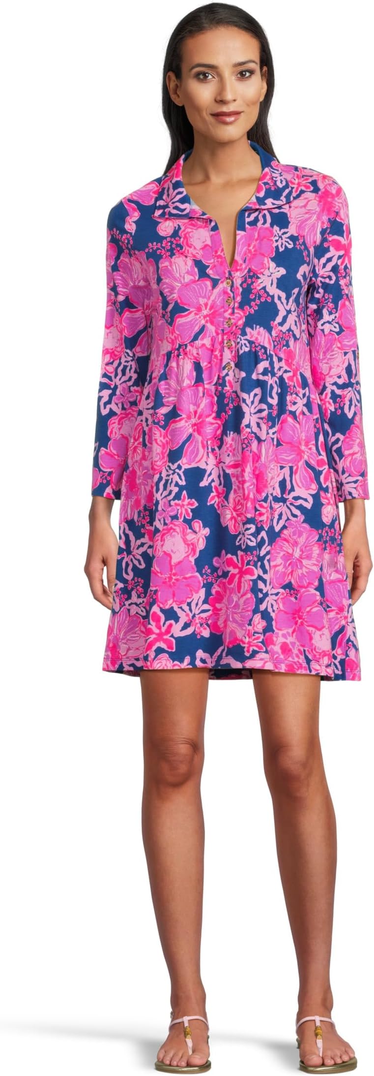 

Платье Lilly Pulitzer Saralyn Dress, цвет Starlight Navy Once/Floral