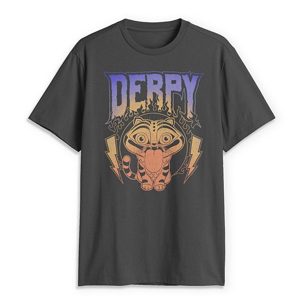 

Футболка с принтом Men's Kpop Demon Hunters Derpy Metal Portrait Licensed Character