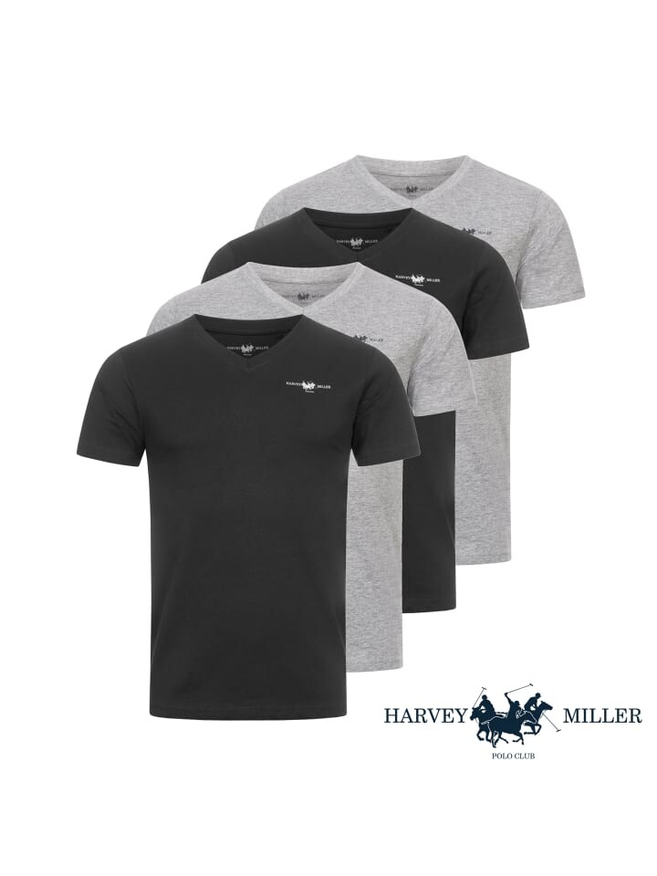 

Футболка HARVEY MILLER POLO CLUB, черный/белый