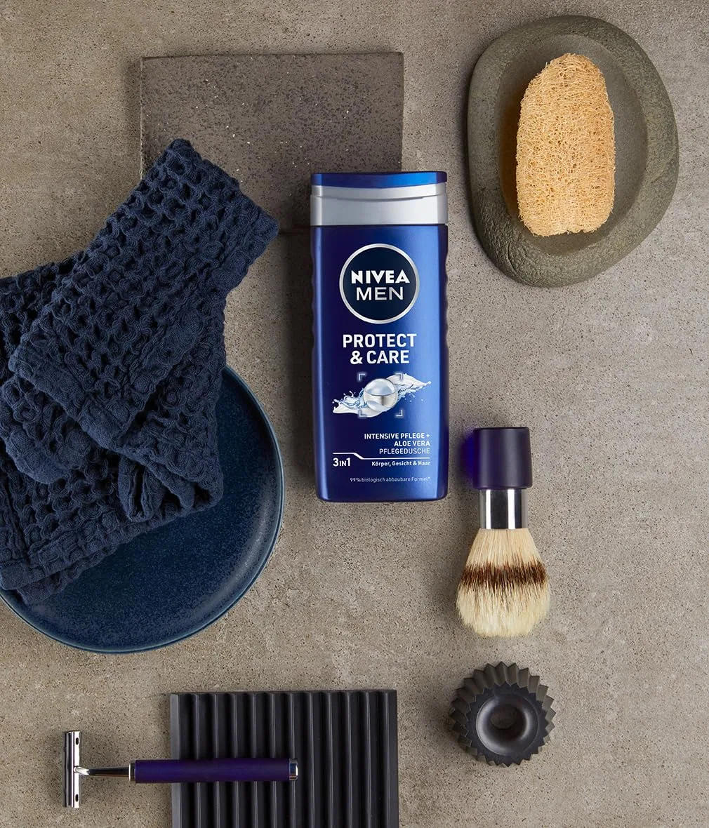 Питательный гель для душа NIVEA Protect&Care с алоэ вера (500 мл, 5 шт.) Nivea — фото 4