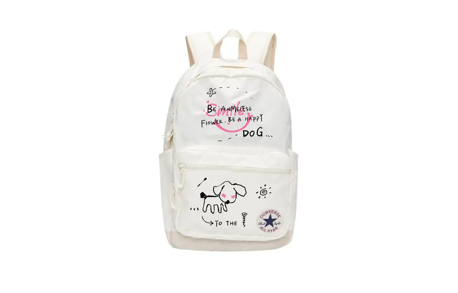 

Converse Полиэстеровый рюкзак унисекс разноцветный, Smile Puppy