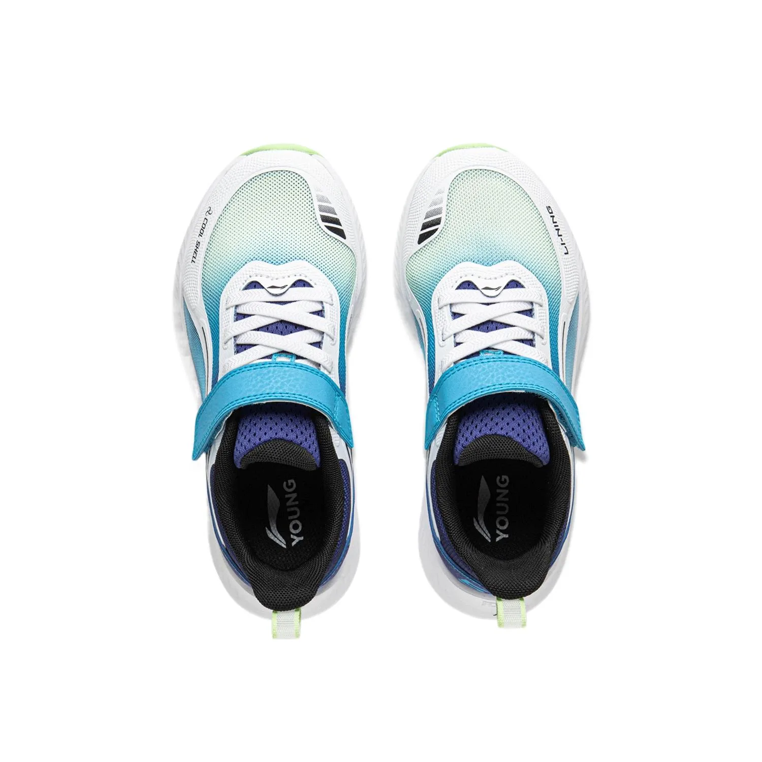 Детские повседневные кроссовки Li-Ning YOUNG Sports Life Collection YOUNG, Standard White/Shadow Purple Blue/Time Space Blue — фото 4