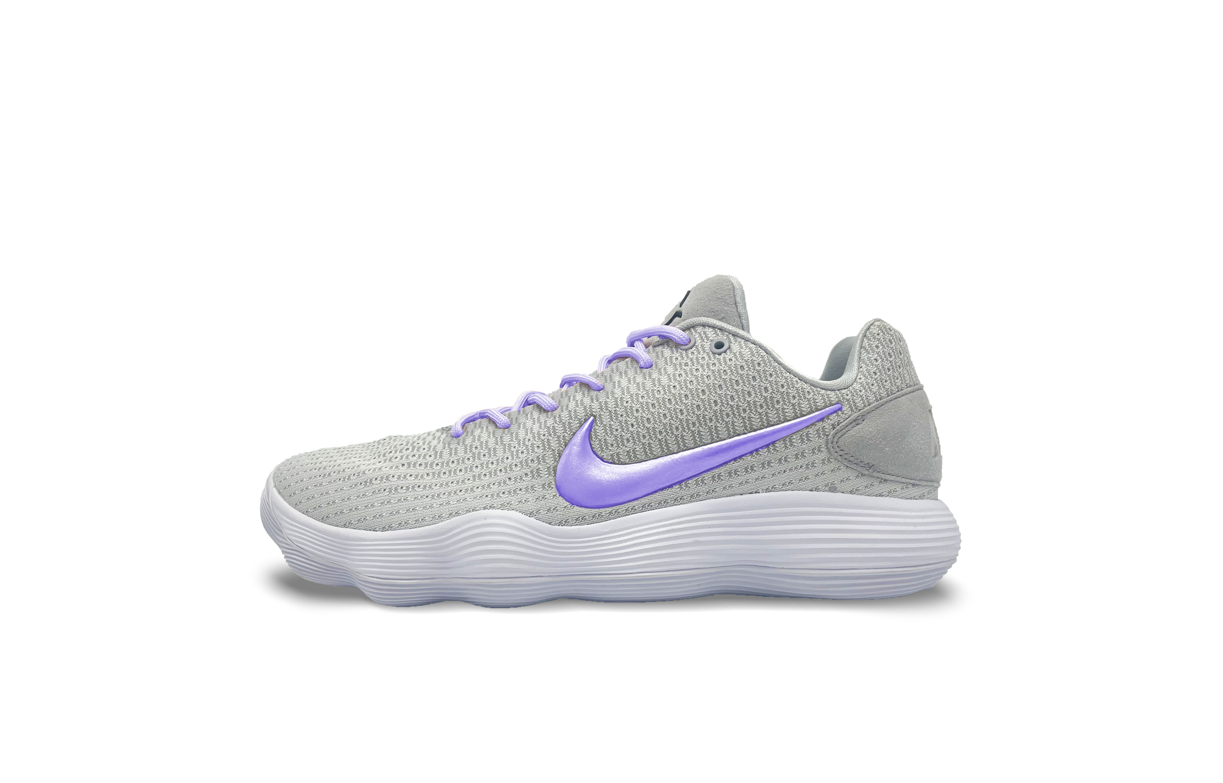 

Nike Баскетбольные кроссовки Hyperdunk 2017 Low Top, мужские, серо-фиолетовые