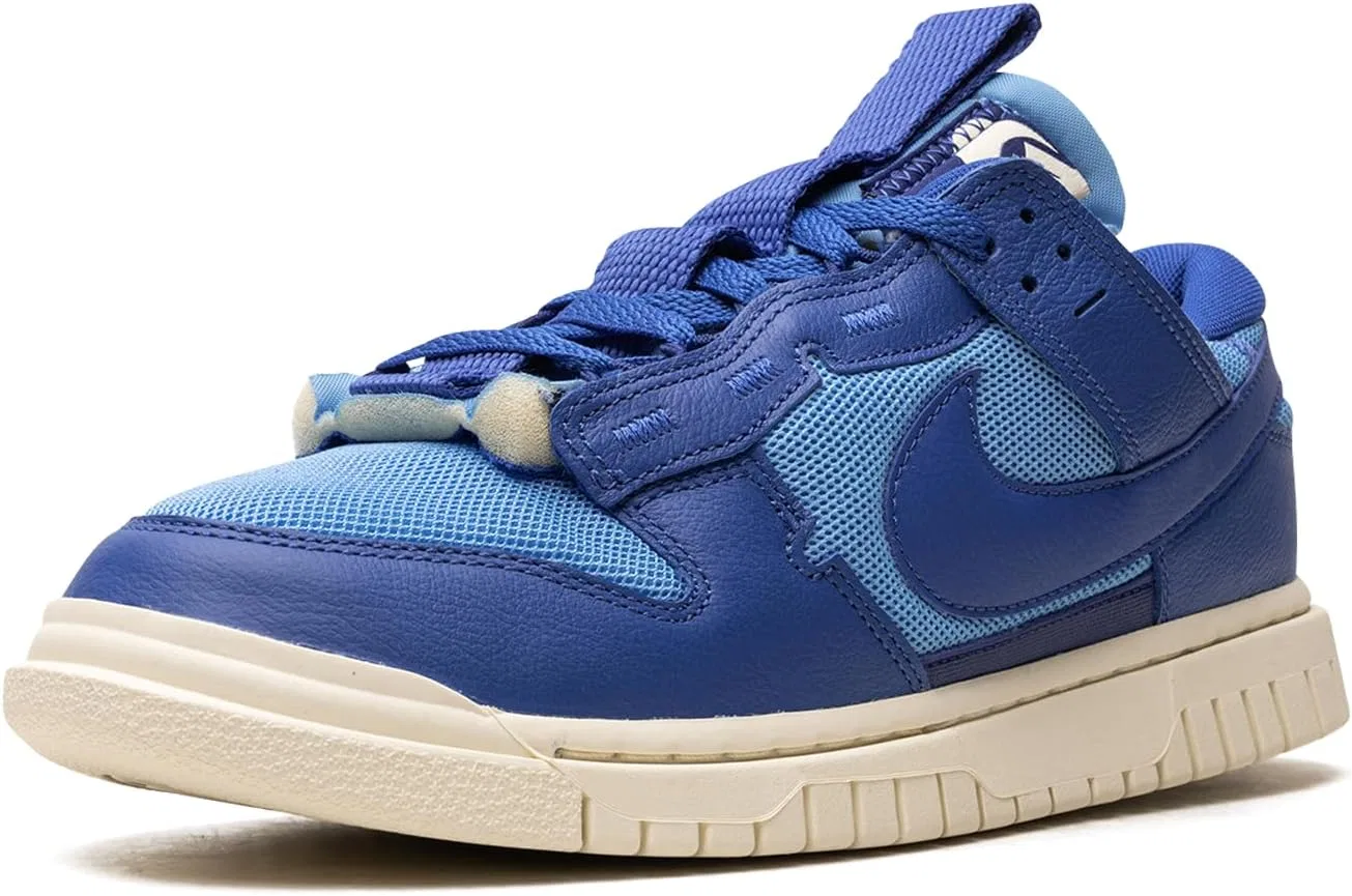 Кроссовки мужские Nike Dunk Low, цвет University Blue/Deep Royal Blue/Coconut Milk/Game Royal — фото 4