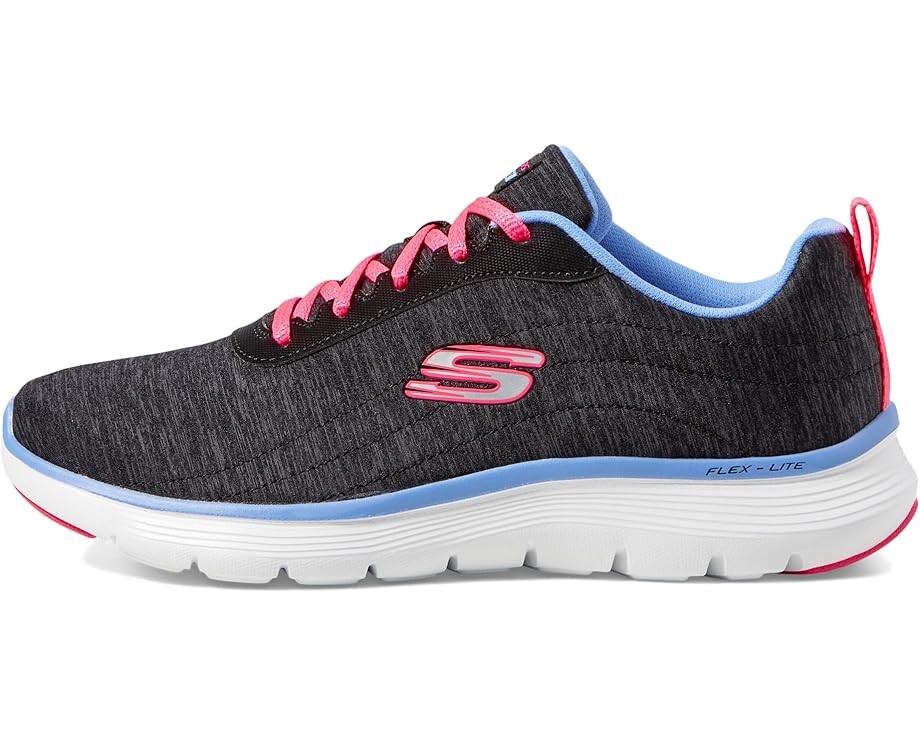 Кроссовки SKECHERS Flex Appeal 5.0 - Modern Times, черный мульти — фото 4