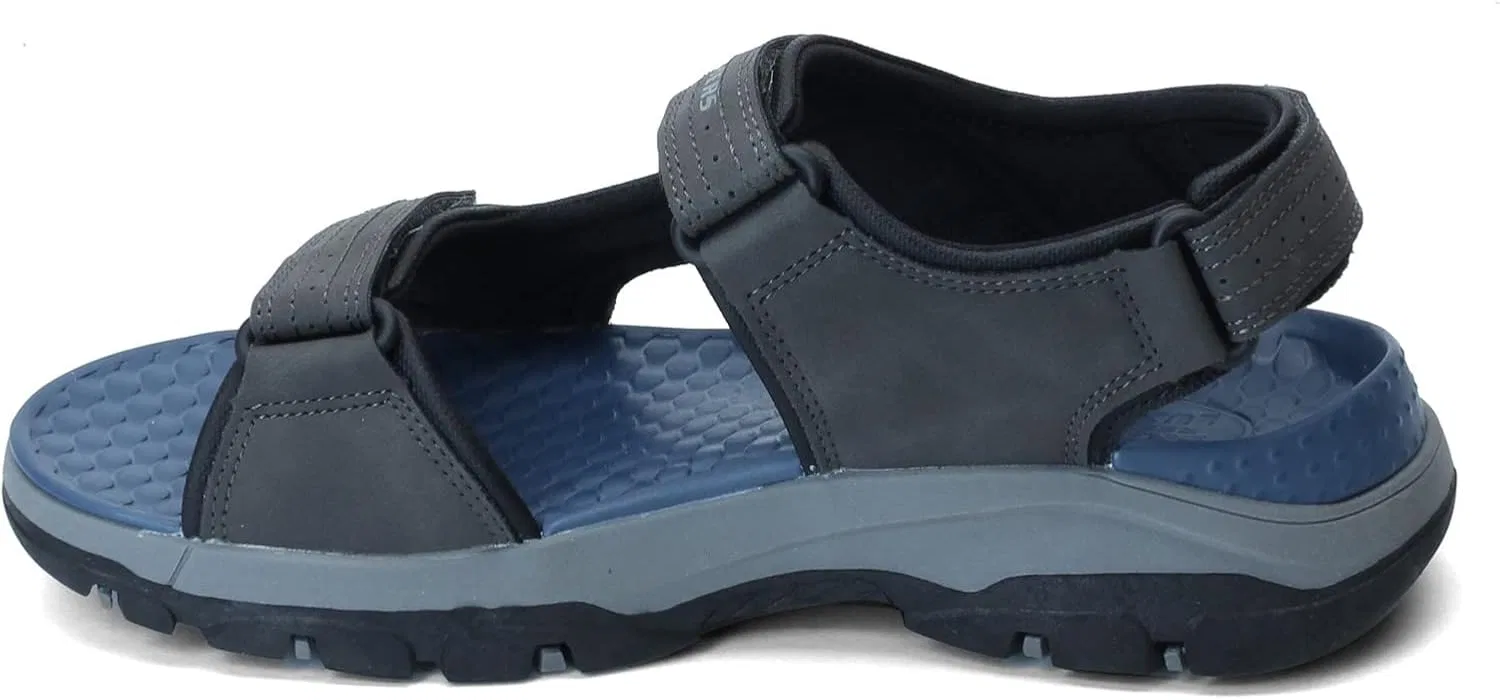 Мужские сандалии Skechers Tresmen-Garo с носком для плавания, угольный — фото 4