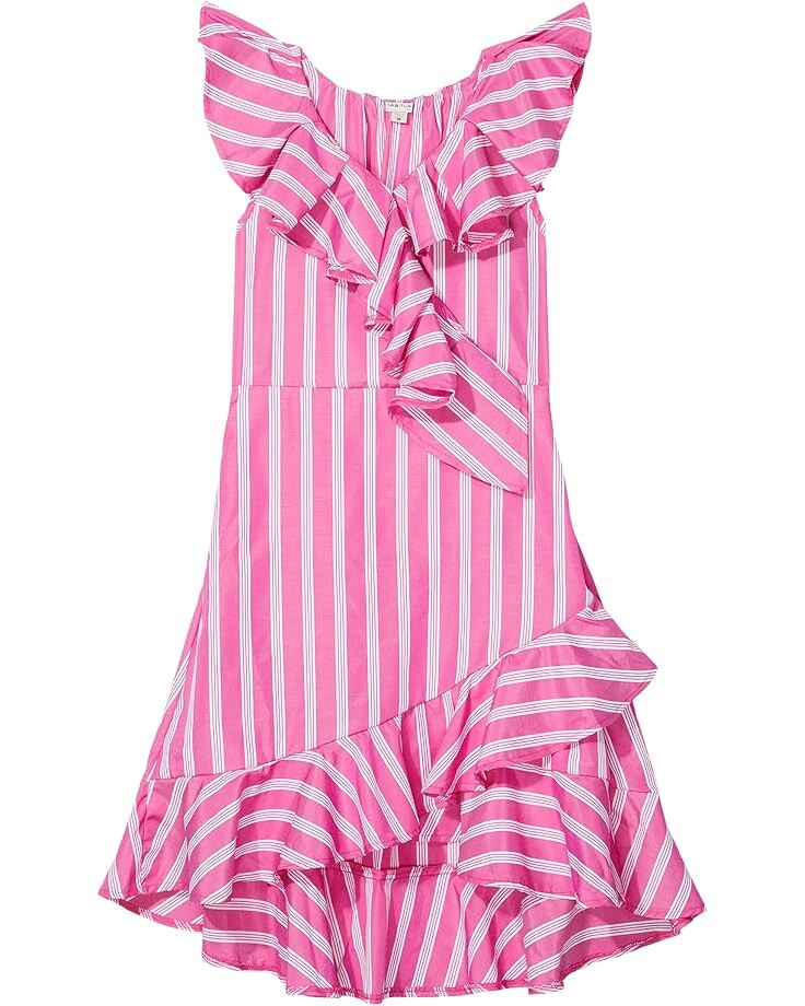 

Платье HABITUAL girl Hi-Low Ruffle Dress, цвет Dark Pink