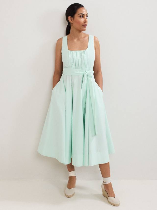 

Платье Melinda с защипами для миниатюрных Phase Eight, Pale Green