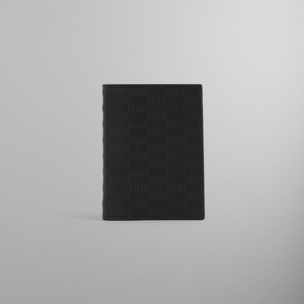 

Кошелек Kith Monogram Bi-Fold Wallet, черный