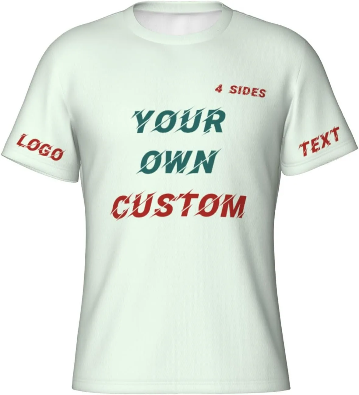 

Футболка Custom с принтом на 4 сторонах